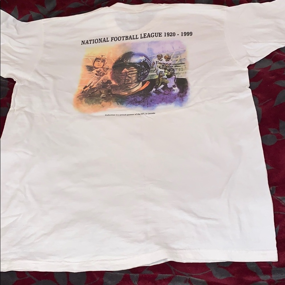 Vintage Budweiser super bowl tee shirt
